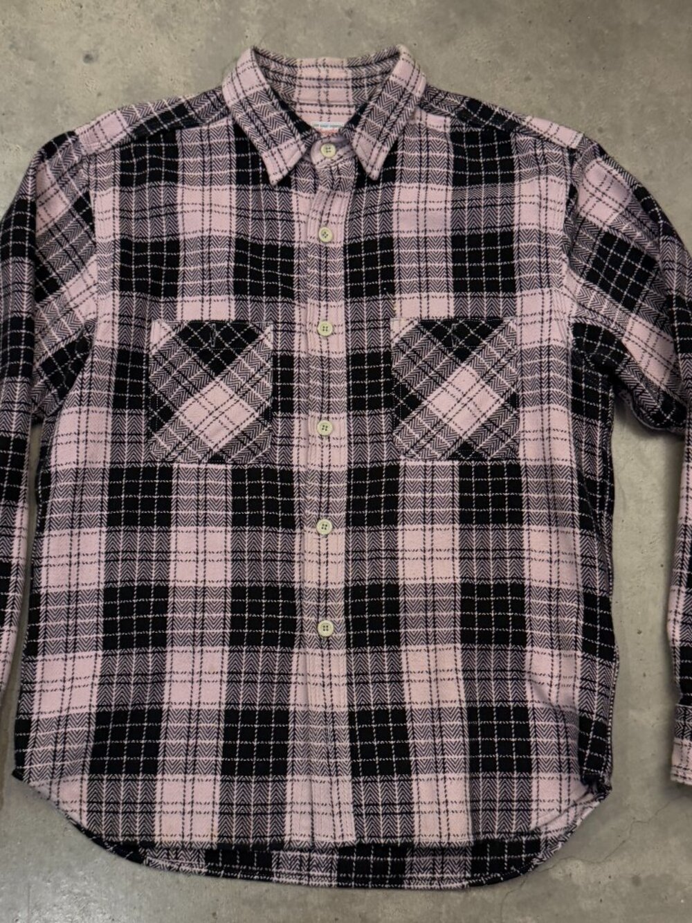 Momotaro Heavy Weight Woven Cotton Shirt - size 42 (L/XL)